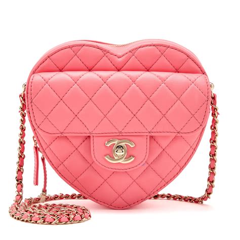 chanel heart shaped|chanel in love bag.